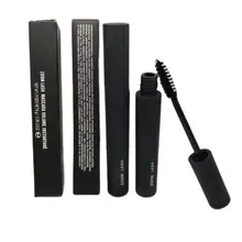  Black False Lash Effect Full Lashes Natural Look Mascara With Silicone Brush Waterproof Sweatproof Non-smudge Long Lasting Eye 