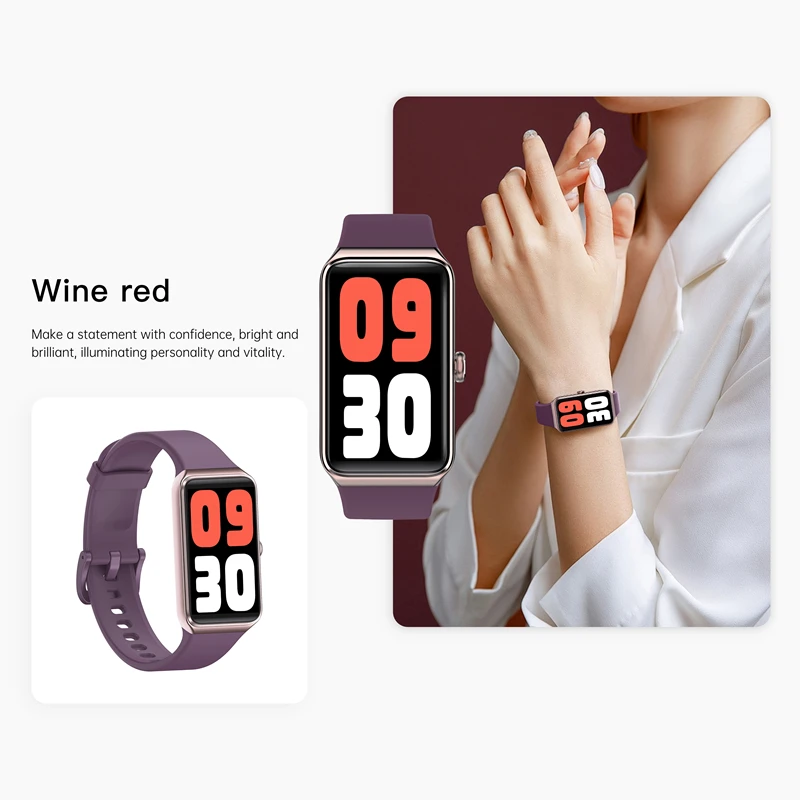 2026 New Smart Watch Women's Sports Fitness Bracelet Thermometer Health Monitor Waterproof Women Smartwatch 4