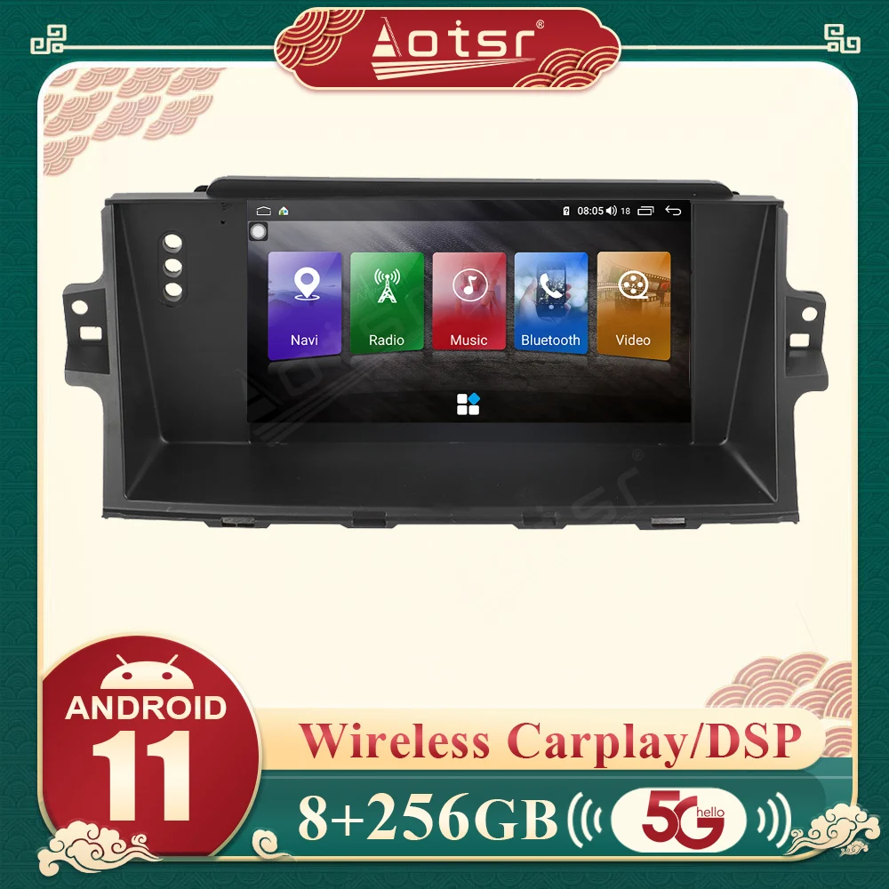 

9" For Renault Talisman 2012 2013 Auto Car Radio Navi Video GPS Video Android 12 Octa Core IPS 8G 256GB 1280*720P 2din Head Unit
