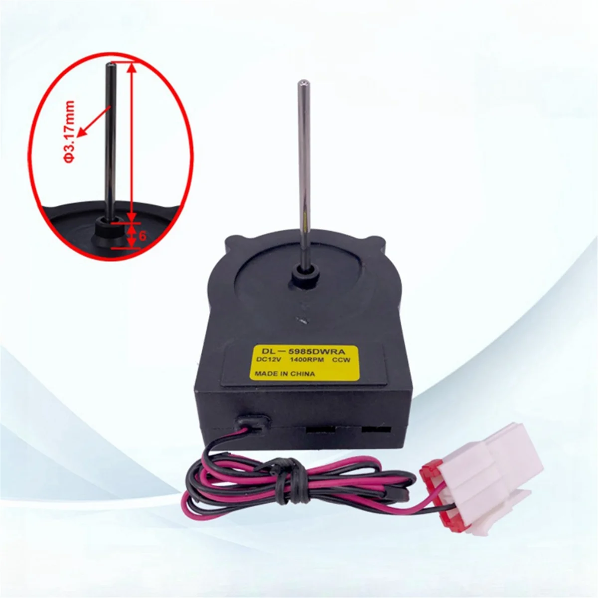 Cooling Fan Motor for LG Refrigerator DL-5985DWRA DV12V 1400RPM Fridge Radiator Freezer Parts HOT