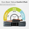 INTEX 64417ED Dura-Beam Deluxe Comfort-Plush High-Rise Air Mattress Fiber-Tech Queen 22in Bed Height 600lb Weight Capacity Grey 2