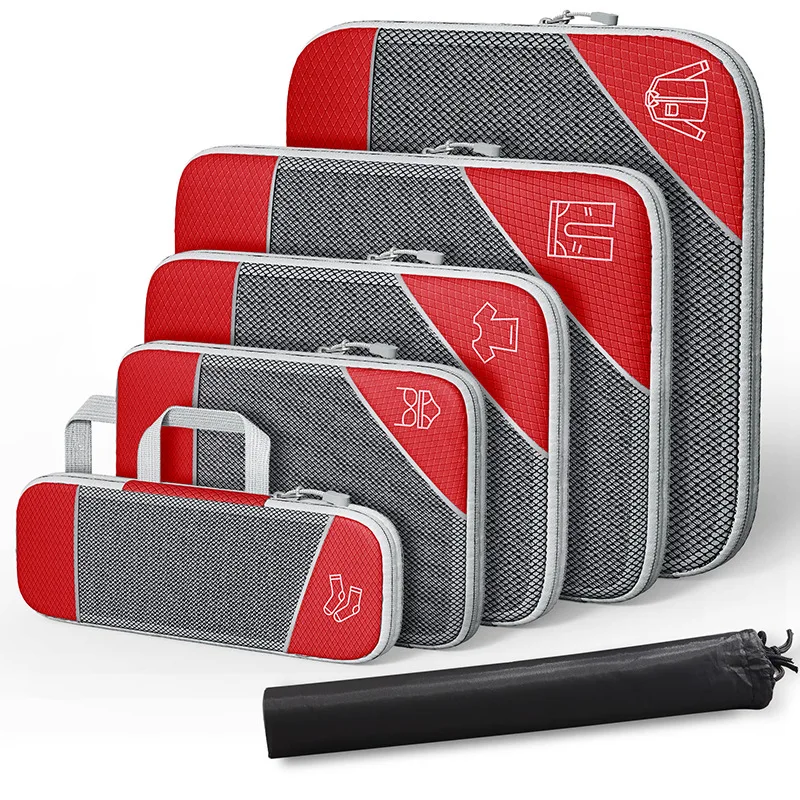 red 6 piece set