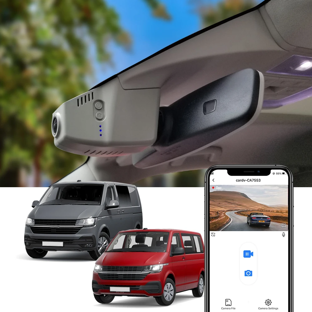 Car Dashcam 4K for VW Transporter Multivan California Caravelle T6 T6 1 car-dashcam-4k-for-vw-transporter-multivan-california-caravelle-t6-t6-1