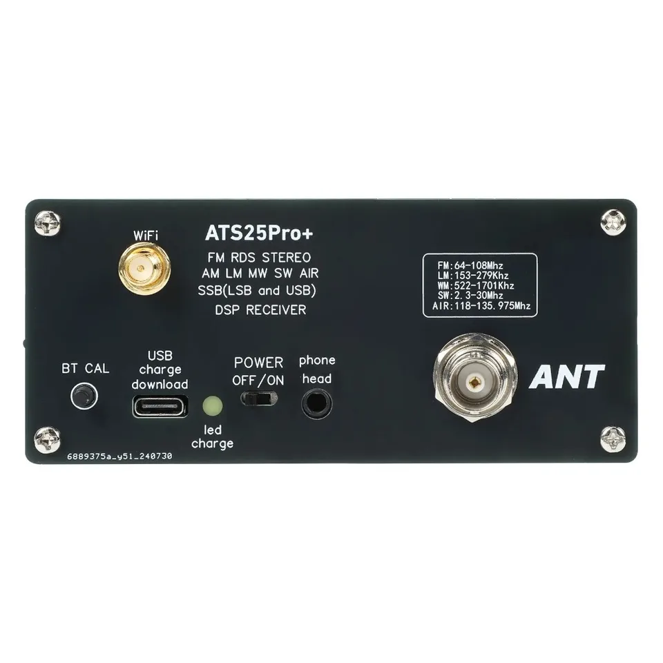 ATS25 Pro+ ファームウェア 4.2 Bluetooth Wifi AIR バンド 118M