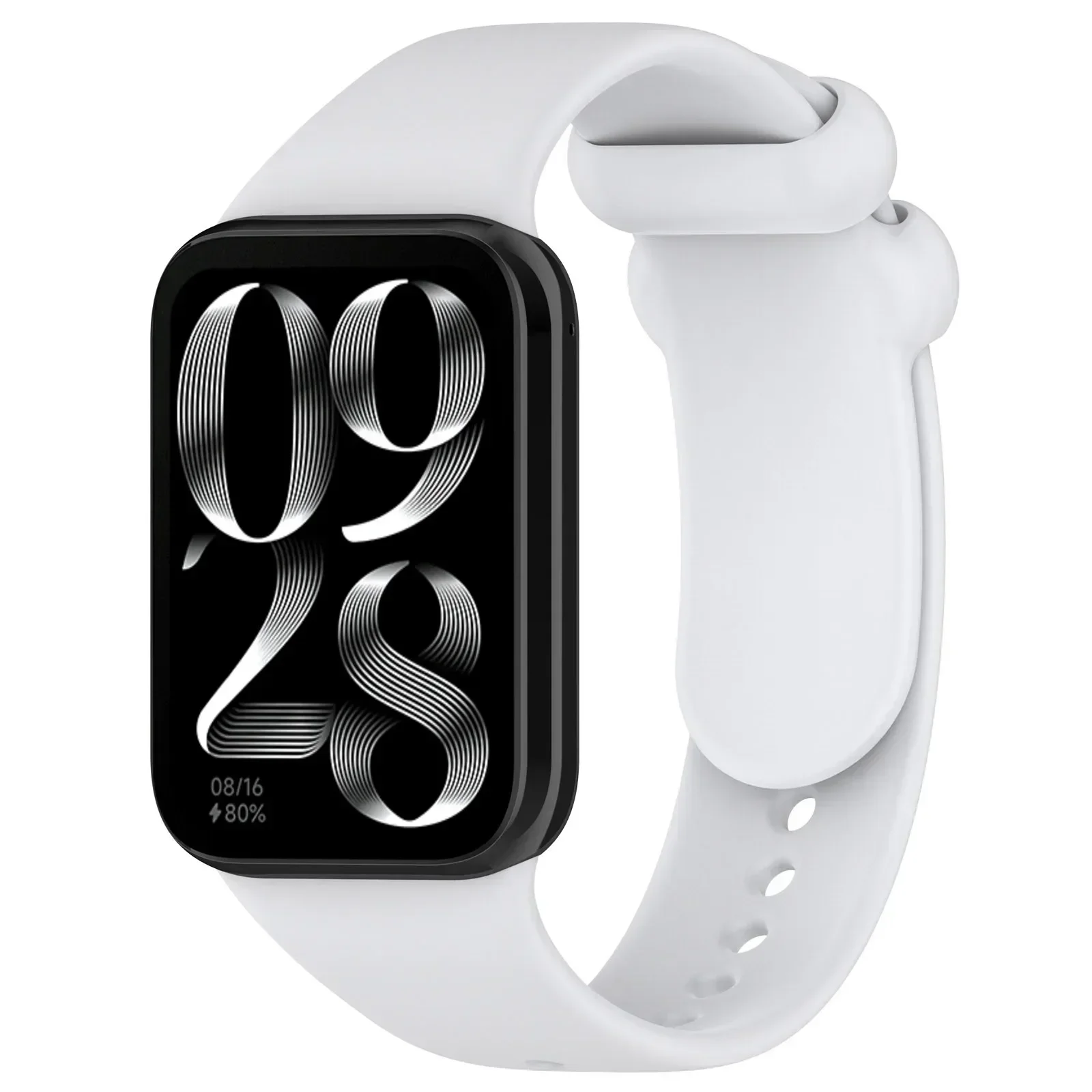 Silicone Sport Smartwatch Replacement Wristband - Adjustable Strap Bracelet Accessories
