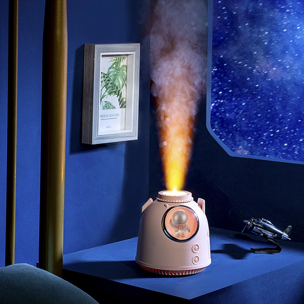 New Astronaut Air Humidifier 260ml Electric Ultrasonic Aroma Essential Oil Diffuser Colorful LED Light USB Mist Sprayer Gifts 4