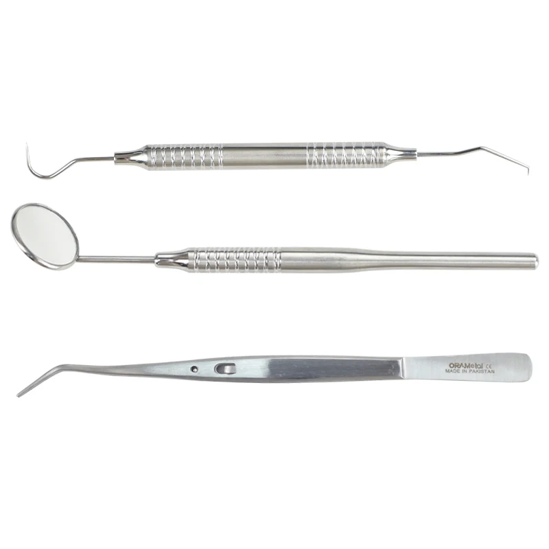 4Pcs Dental Hygiene Tool Kit Instruments Dentist Tartar Scraper Scaler Calculus Plaque Remover Teeth Cleaning Oral Care Tool dental scaler