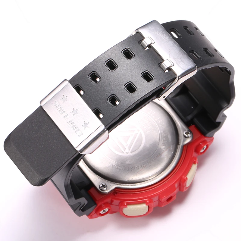 Stainless Steel Watch Band Strap Holder Loop and Bezel Buckle