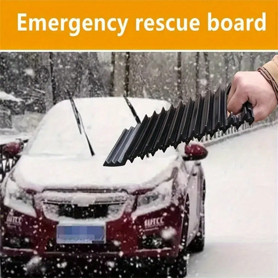 Universal Car Wheel Anti Skid Pad Tire Ladder for Snow Ice Portable Emergency Devices NonSlip Emergency Tire Traction Mat Plate