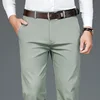 Men's Casual Pants Classic Style Business Fashion Bamboo Fiber Stretch Cotton Trousers Male Brand Clothes 3 colors