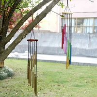 Wind Chimes for Garden 12 Metal Tubes with Hook Metal Pipe Wind Chimes Bells Hanging Balcony Outdoor Yard Garden Home Decoration 1