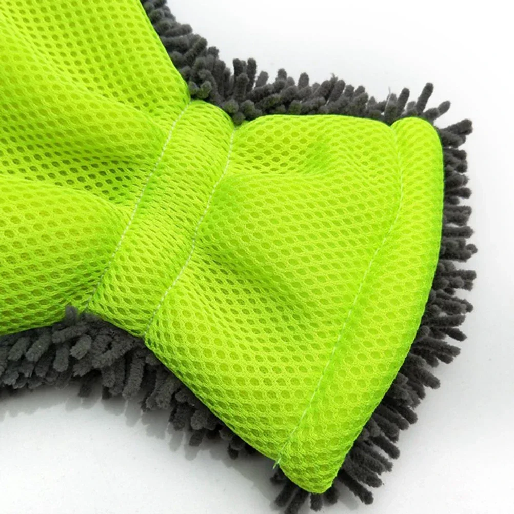 Car Washing Full-Finger Soft Gloves Cleaning Brush for Car Motorcycle Motorbike Washing Drying Towels Car Accessories 4