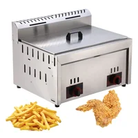 Comercial Gas Power Chip Deep Fryer 20l 12l 8l Small Lpg Freidora a Gas with Temperature Control 1