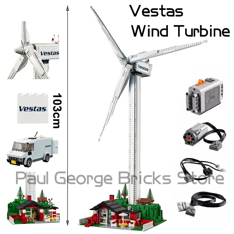 Vestas Lego Wind Turbine Kit Sold At Auction: LEGO CREATOR 10268