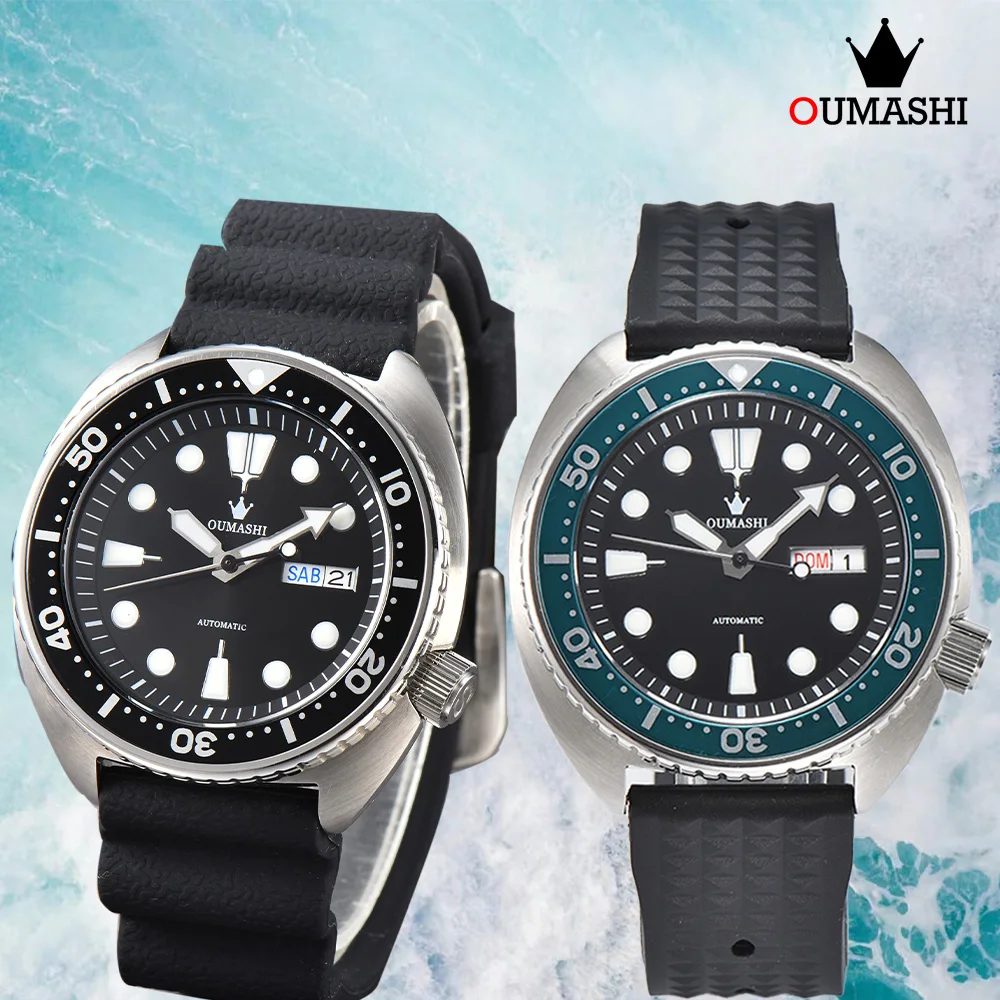

Часы OUMASHI 42 мм Мужские Роскошные часы NH36 автоматические механические часы из нержавеющей стали с сапфировым стеклом водонепроницаемые часы 100 м