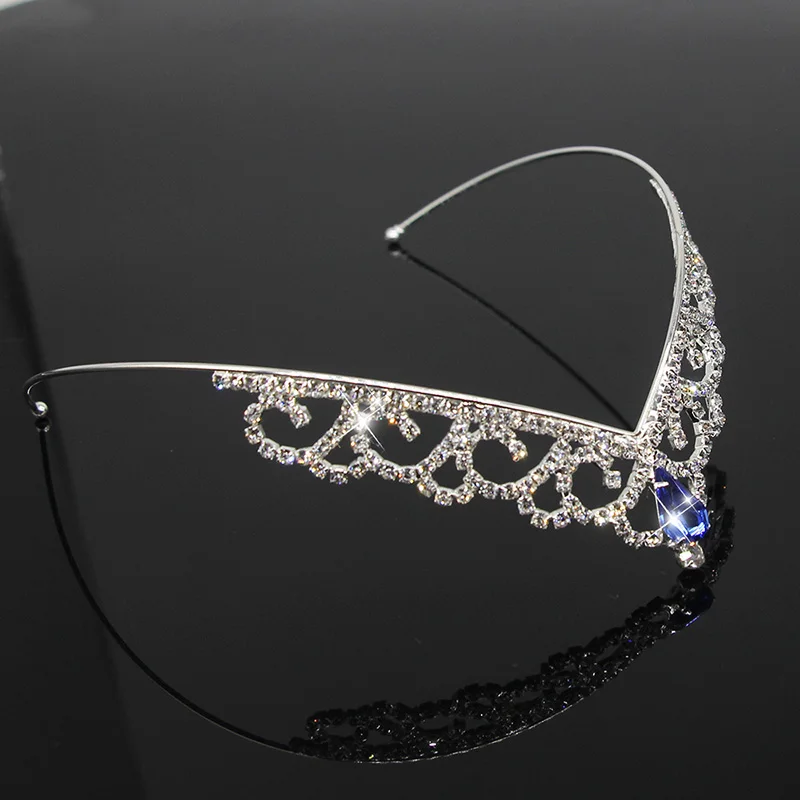 Tiara Con Strass E Cristalli Per Donne E Ragazze - Corona Da Principessa Per Matrimoni E Feste - Foto 9