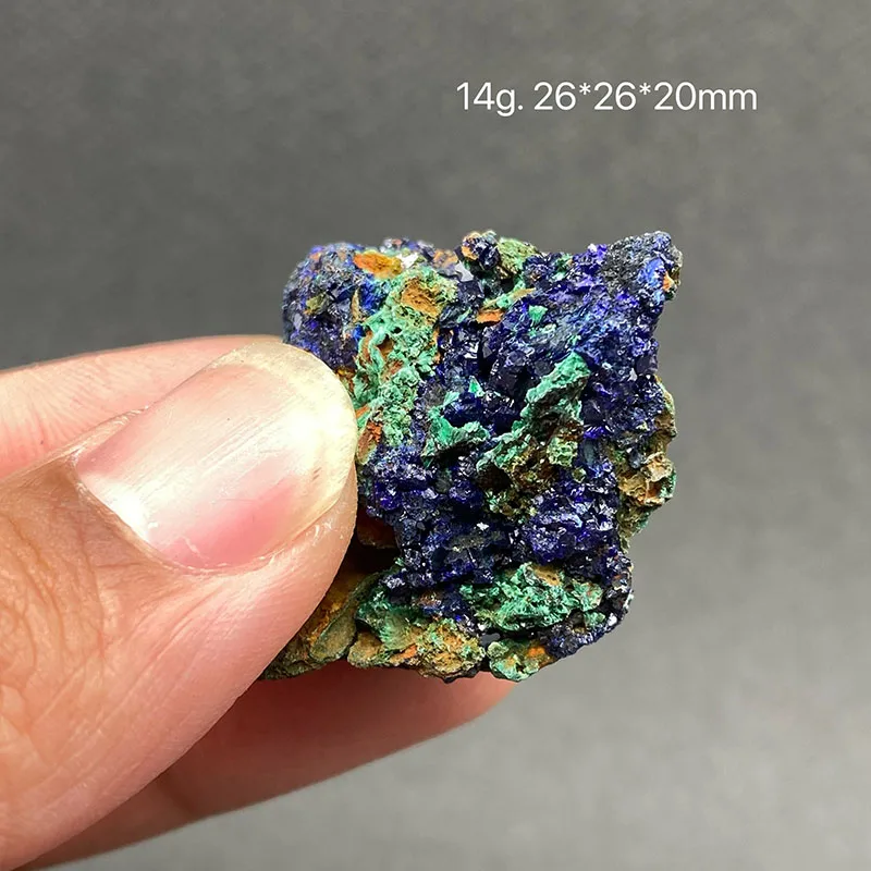 100% natural azurite and malachite symbiotic raw stone mineral specimen healing crystal gem collection