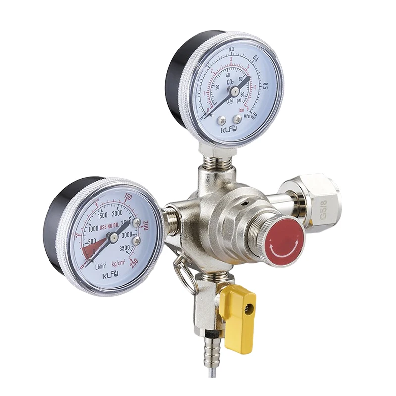 

Draft Beer Machine Gas Bottle Gas Gauge Co2 Pressure Reducer Pressure Gauge Regulator Valve Decompression Into The Air