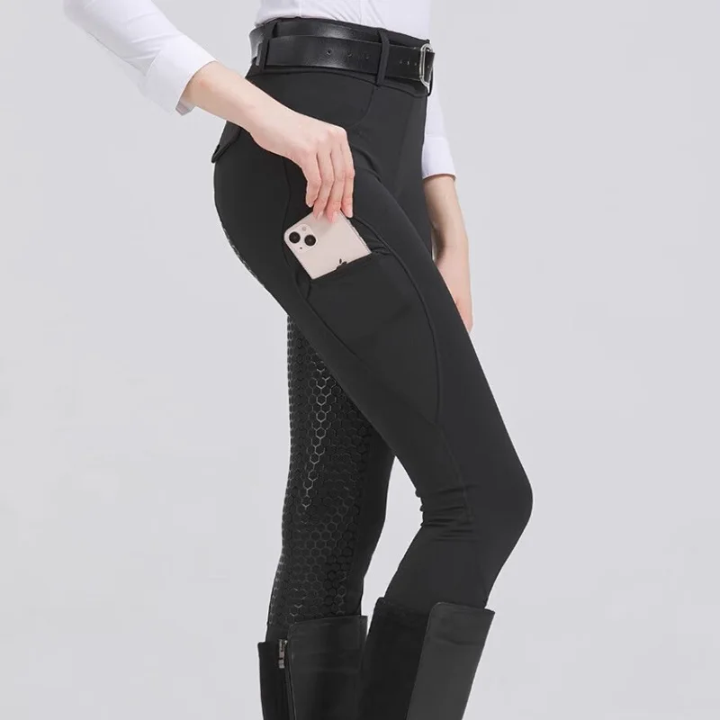 Women's Horse Riding Pants Full-Seat Breeches Equestrian Schooling Tights Outdoor Sportswear Knight Equipment Clothes 4