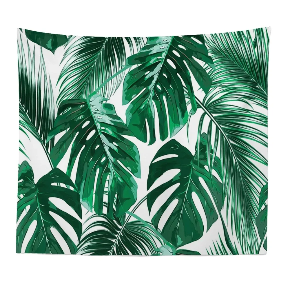 Ventana Hojas Verdes Enredadera Flor 200cmx180cm Tapiz Decorativo Pared Decoración De Pared Dormitorio Sala De Estar Dormitorio