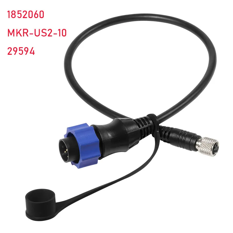 1852060,29594 Universal Sonar 2 Cavo Adattatore Adatto Per Lowrance Fish Finder Si Collega Al Trasduttore Sonar Us2 Sul Motore A Traina