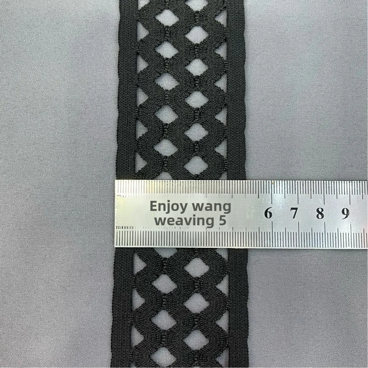 Black White Elastic Mesh Grid Sparse Rubber Band Dress Waist Headband Hollow Out Rubber Strip Clothing Accessories Elastic Band