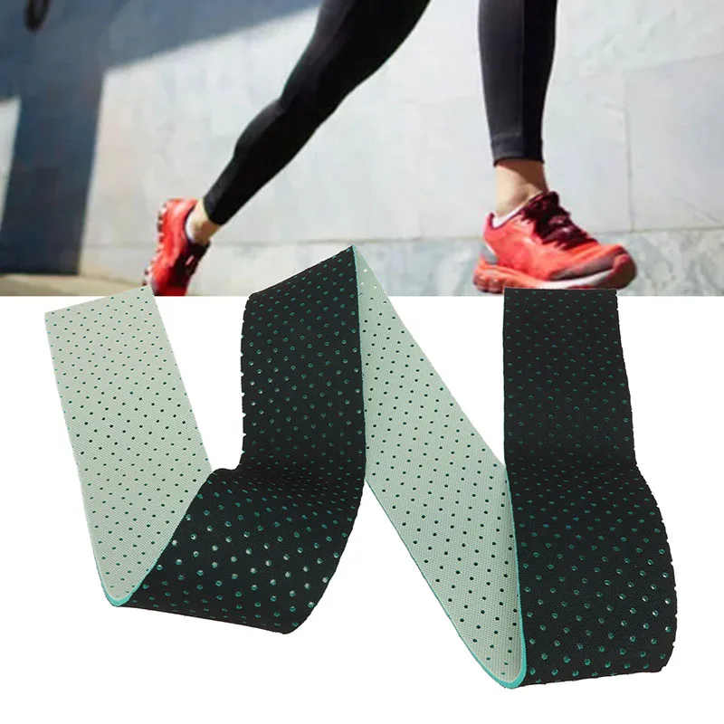 Universal Unisex DIY Cuttable Insoles Double Sided Available Shock Absorption Breathable Mesh Soft Shoes Pad 50/150cm Black Pink