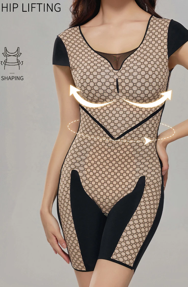 Description Picture 5 of itemNew Shapewear 5D Bra Padded Lifter Bodysuits Open Butt Corset Spa Healthy Underwear sexy clothes ladies body shaper