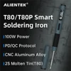 T80 Smart Soldering Iron 100W Adjustable Temperature Portable Precision welding tool Compatible C210 C245 SH02 Series Tips 2