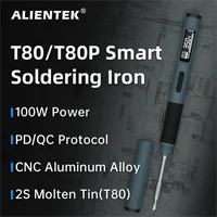 T80 Smart Soldering Iron 100W Adjustable Temperature Portable Precision welding tool Compatible C210 C245 SH02 Series Tips 2