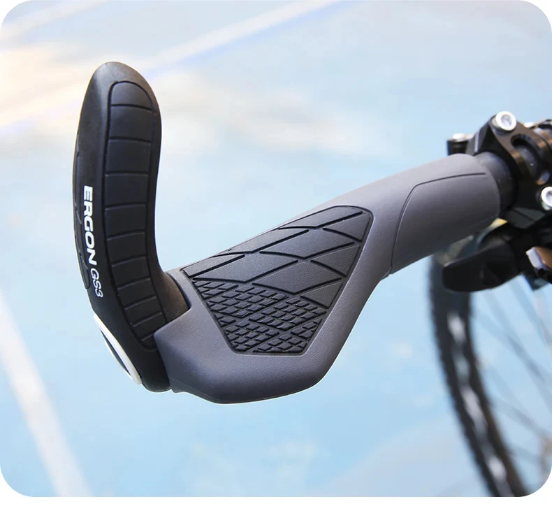 Ergon GS3-L GS10EVO Mountainbike-Lenkergriffe, rutschfest, abschließbar, Fahrradgriffe, weiches Gummi, MTB-Fahrradgriffe, Radfahren, Fahrradteile – Detail 13