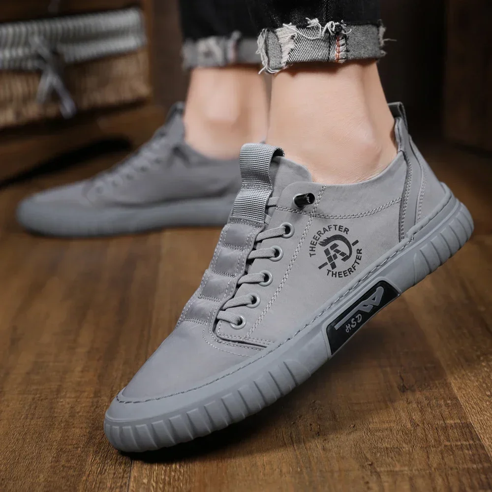 Men Casual Shoes Breathable Ice Silk Canvas Shoes Loafers Sneakers Outdoor Comfort Slip on Flat Vulacnized Shoes Adult Moccasins - 5