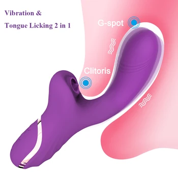 20 Modes Powerful Dildo Vibrator For Women Tongue Licking Clitoris Sucker Vibrators Female Adult Sex Toys Goods for Woman 18 4