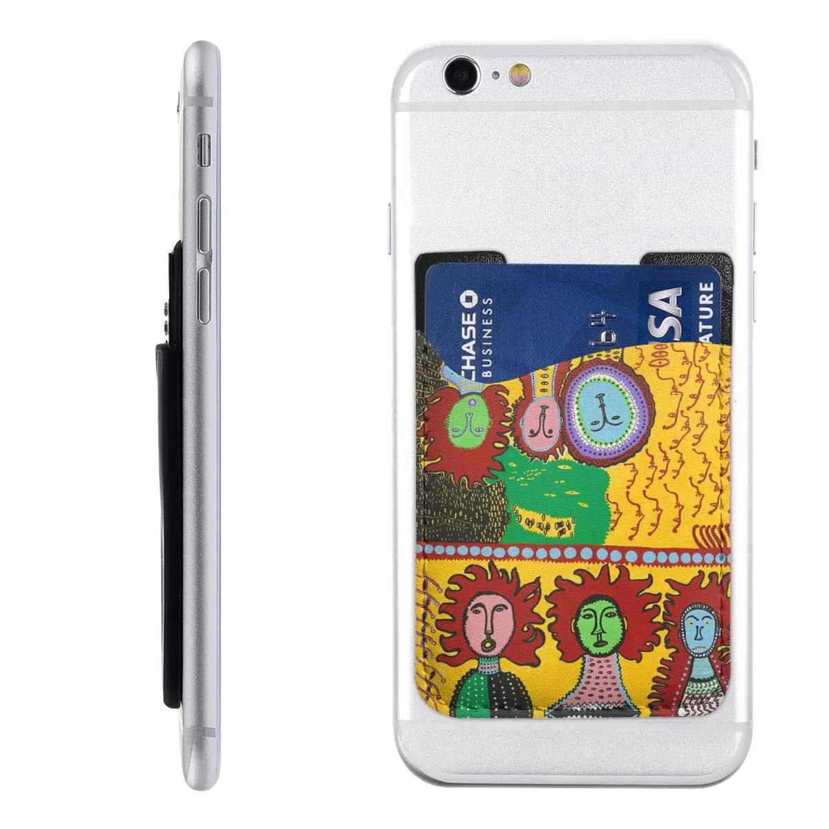 Custom Yayoi Kusama Back Card Holder Garden Of Women In Blooming Youth Mobile Wallet Case Adesivo