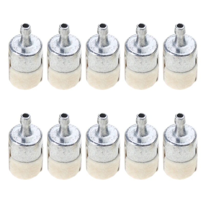 10pcs Felt Filter for Homelite for Echo Poulan 13120519831 Trimmer Chainsaw Engine Garden Tools Spare Dropship air fuel filter line spark plug wprimer bulb kit for poulan craftsman chainsaw spare tool part 530037793 бензопила