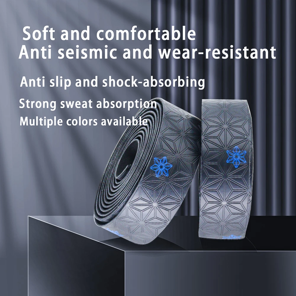 Star Bicycle Handlebar Tape Non-Slip Shock Absorbing Belt Ultralight Wear-Resistant Cycling Strap Road Bike Accessories bike handlebar tape