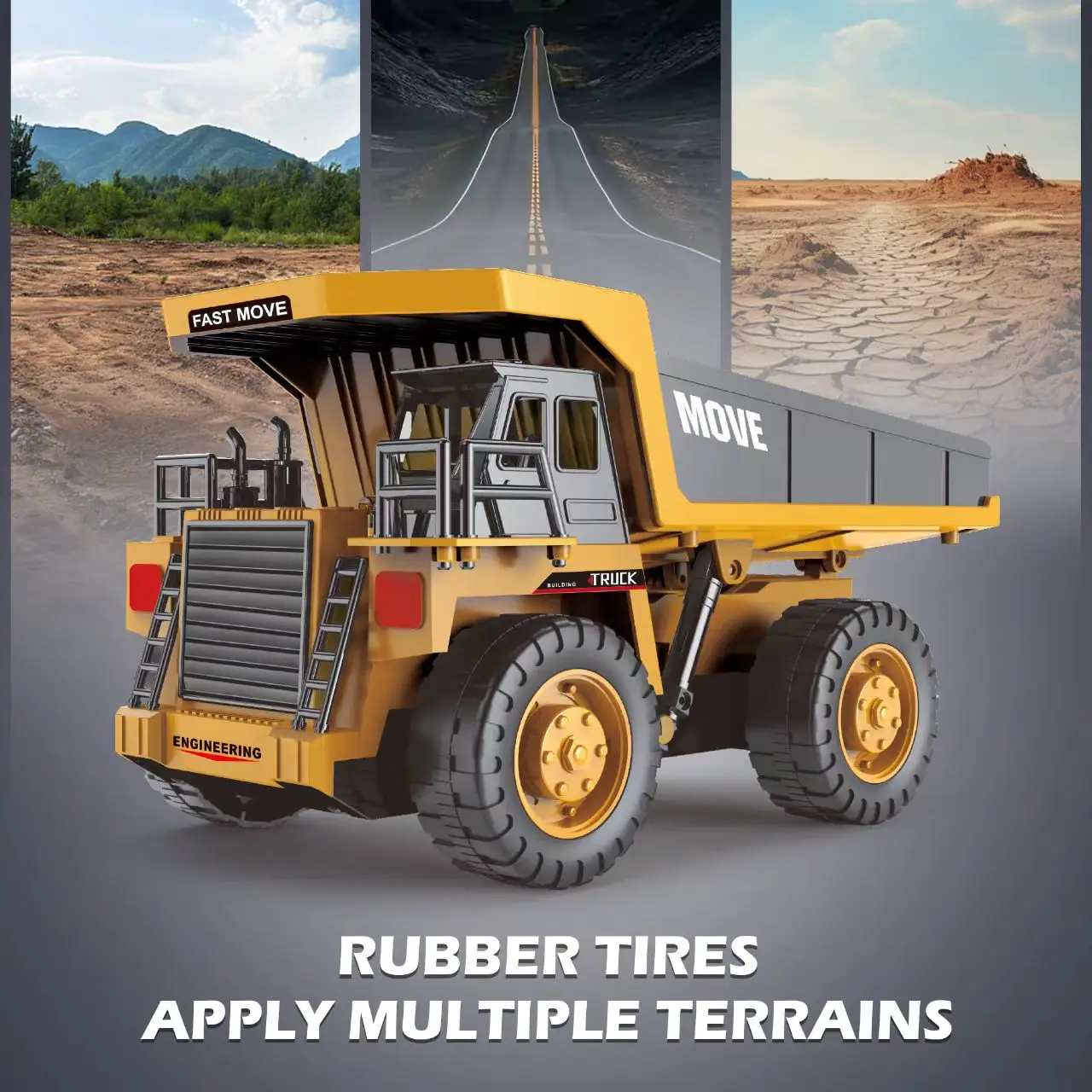 ZWN 16CH Remote Control  With LED Lights Music Professional RC Model Excavator Alloy Simulation Construction Vehicle Toys Gifts 4