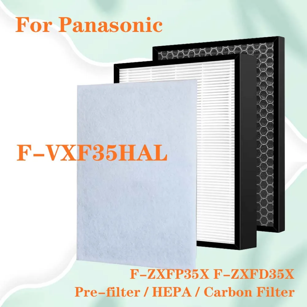 

Сменный HEPA и фильтр с активным углем для очистителя воздуха Panasonic F-VXF35HAL