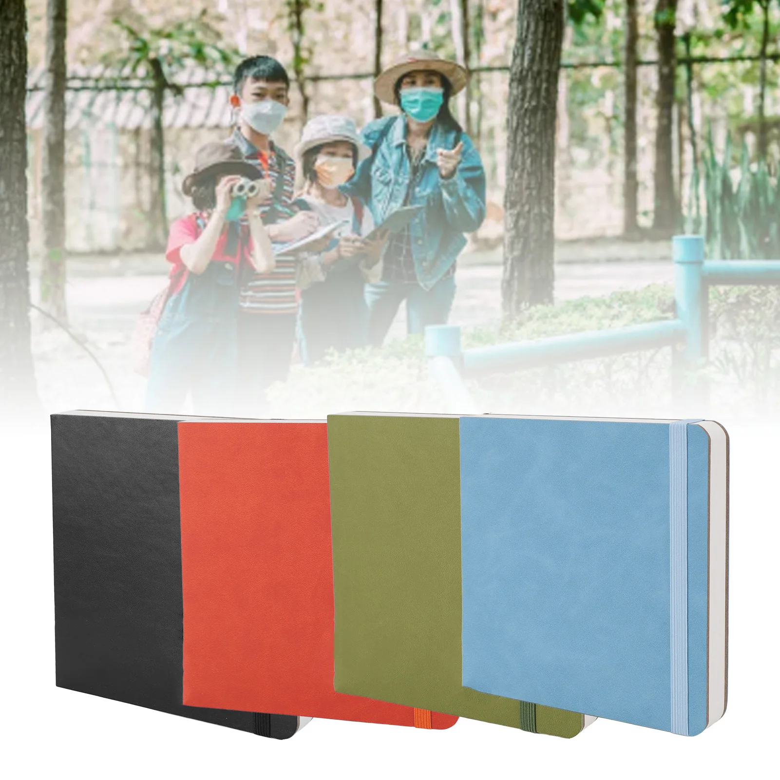 Watercolor Sketchbook 30 Sheets 300GSM Sketch Pigment Painting Paper Drawing Pad for Daily and Travel Use 15x15cm