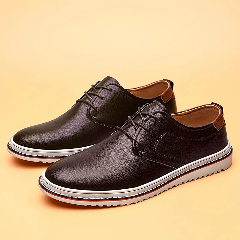 

Luxury Brand Leather Men Shoes Loafers Business Casual Driving Shoes Men Flat Shoes Comfortable Moccasins Men Shoes Leisure Walk