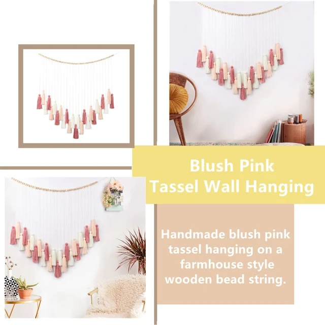 Fali Gobelin Háttér Lógó Dekoráció Esküvői Makrame Kollégiumi Szoba Bojt Otthoni Nagy Fa Gyöngyök Medál Óvoda Kézzel Szövött - Image 6