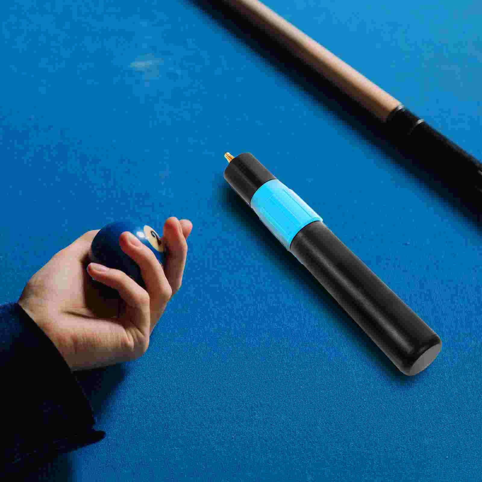 Pool Cue Extender Shaft Extension Bar for Billiard Accessory Telescopic Handle Plastic Rod Butt