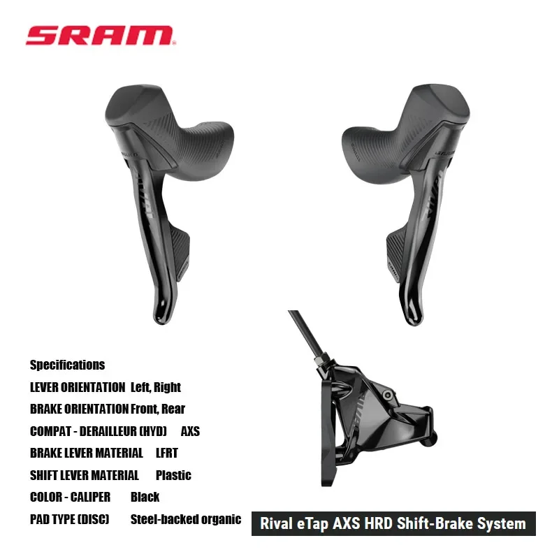 SRAM Rival eTap AXS 12-Speed Wireless Groupset - HRD