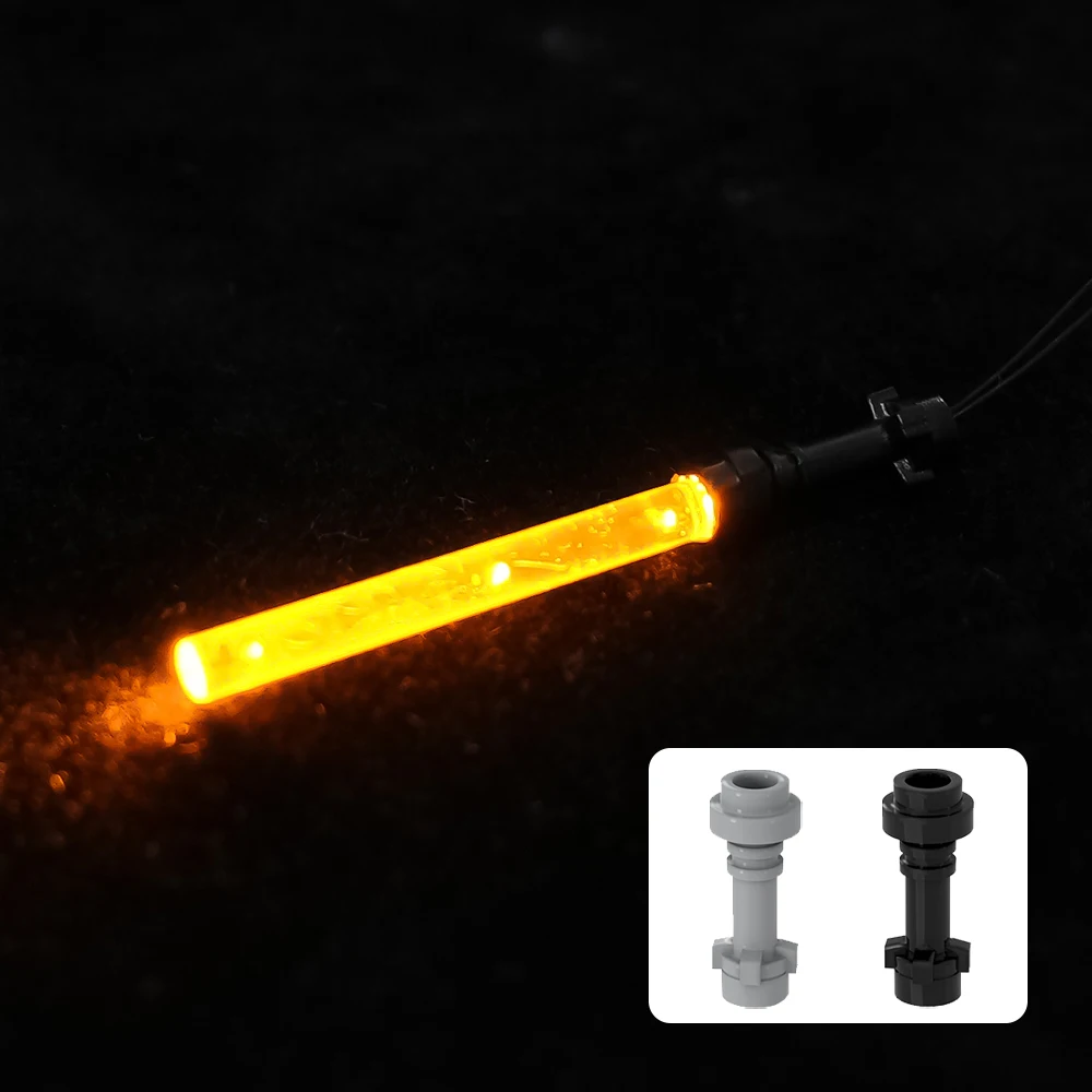 LED Action Figures Lightsaber Accessories - DIY Warrior Sword Blocks