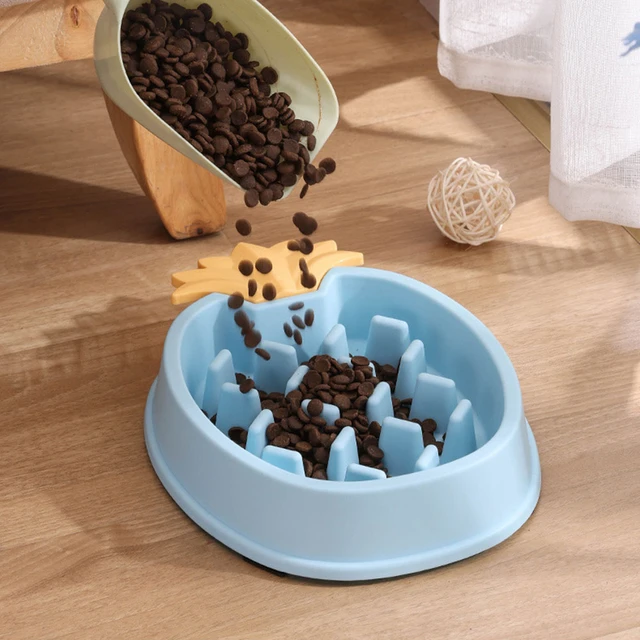 Feelers Dog Slow Feeder Bowl, Anti-Gulping Pet Slower Feeding