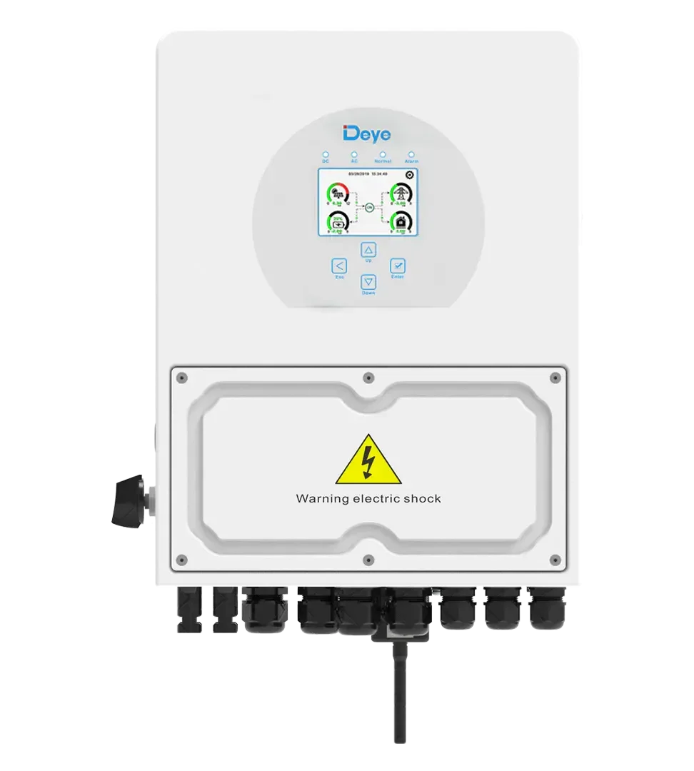 Deye Ip65 Impermeabile Sun-3K-Sg04Lp1-24-Eu 3Kw Inverter Ibrido Monofase Supporto Batteria 24V Che Migliora La Sicurezza Del Sistema