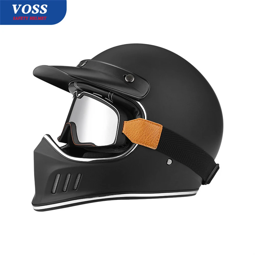Voss New Fashion Vintage Full Face Off Road Scorpion Motorcycle Helmet
