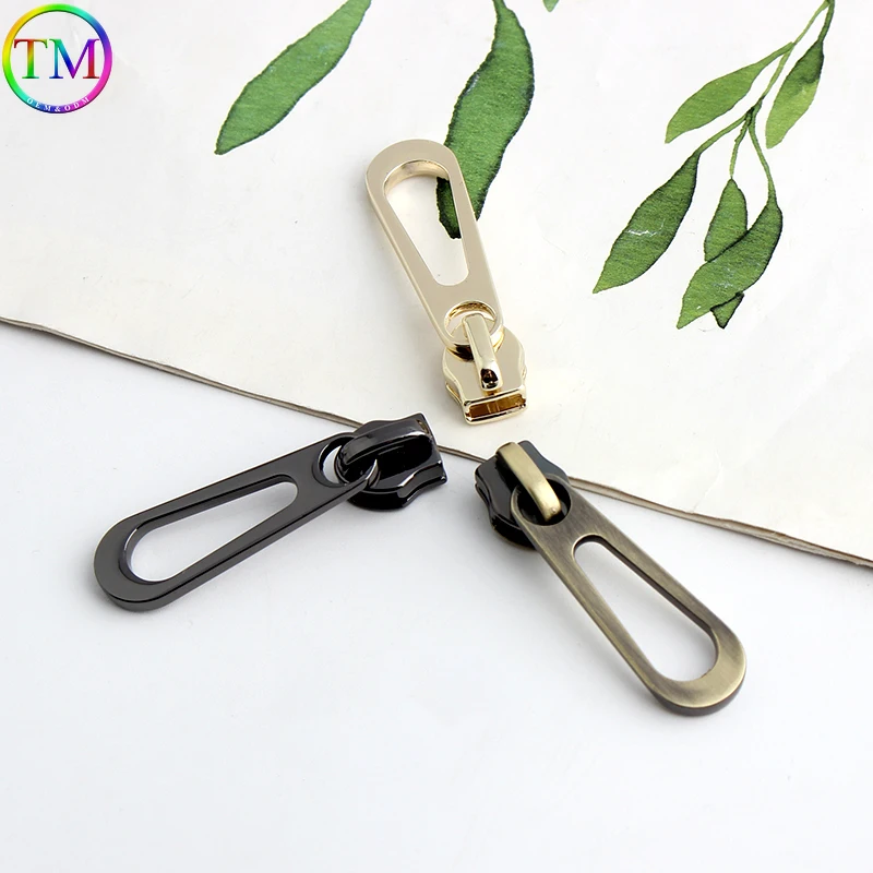 10/50Pcs 5# Zipper Silder for Nylon Zips Jacket Bag Purse Pockets Zippers Heads Repair Kits DIY Garment Sewing Accessories
