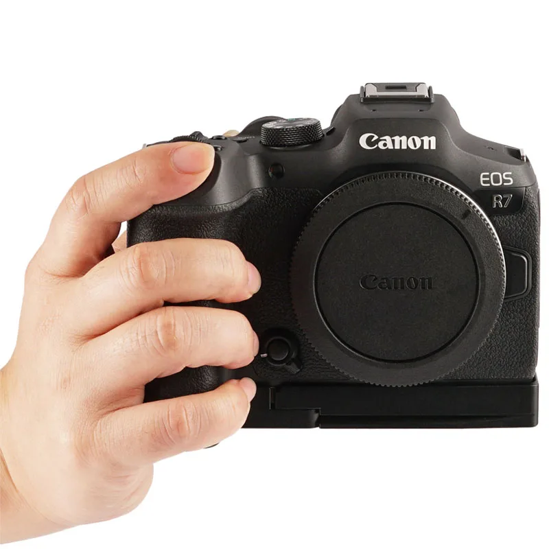 WEPOTO Canon R7 カメラハンドルグリップクイックマウントボード