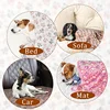 Flannel Pet Blanket,Cute Dog Paw Print Blanket Pet Mat for Puppy Kitten Warm and Comfortable Blanket Suitable For Cats And Dogs 4